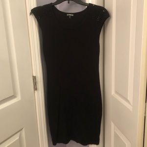 Express Rhinestone Cap-sleeve Dress